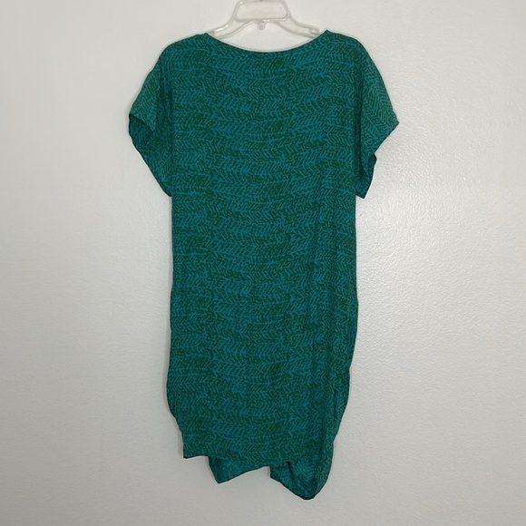 Corey Lynn Calter Side Tie Green Short Sleeve Dress Size Small - Picture 5 of 5